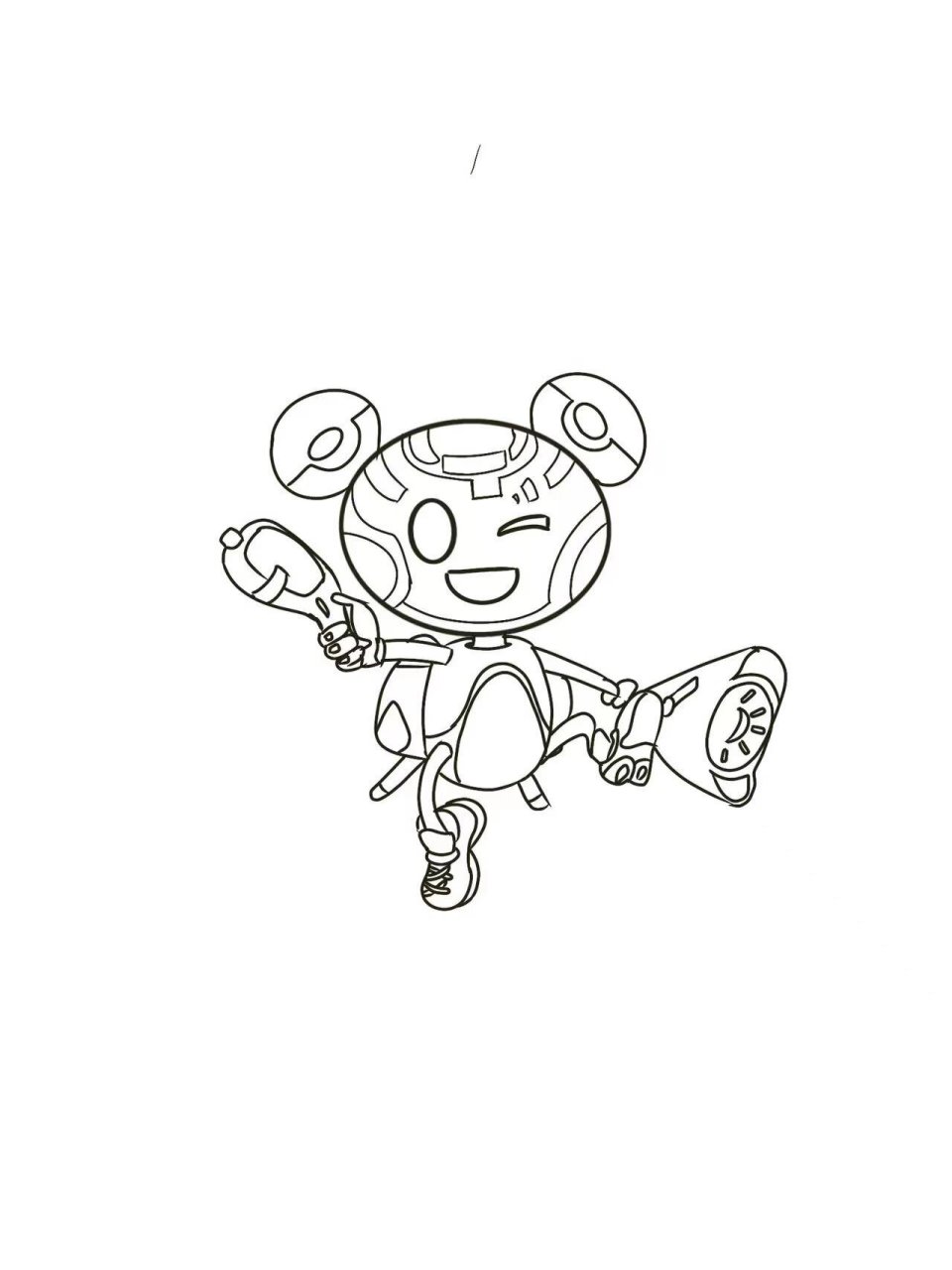 手绘王者荣耀鲁班乒乓小子 #王者荣耀#鲁班#王者荣耀# #手绘# #绘画