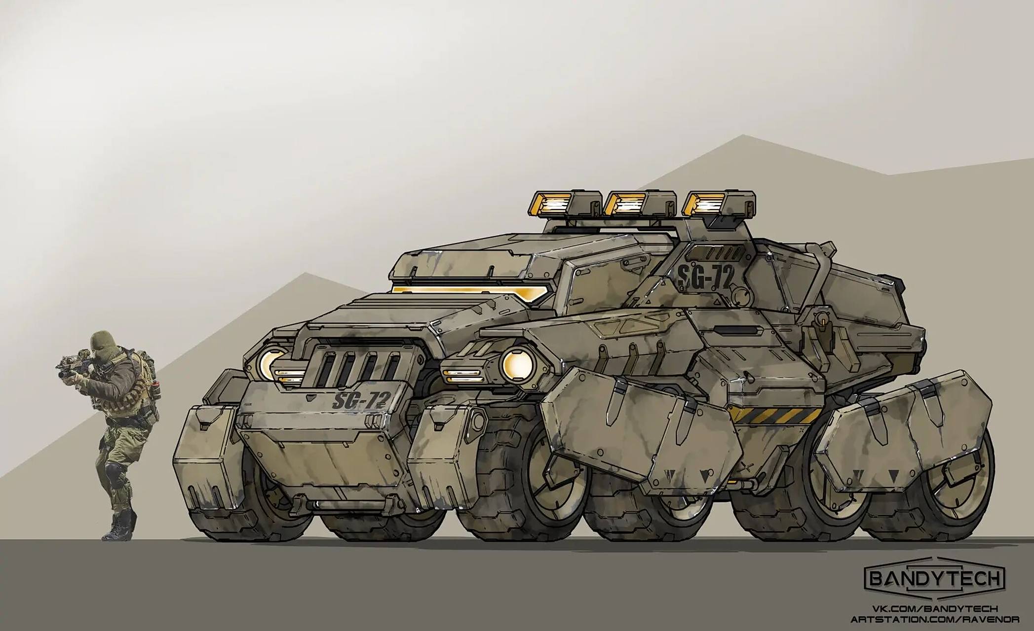 【科幻武器】陆地武器|科幻机器|概念设计18 【科幻武器】陆地武器