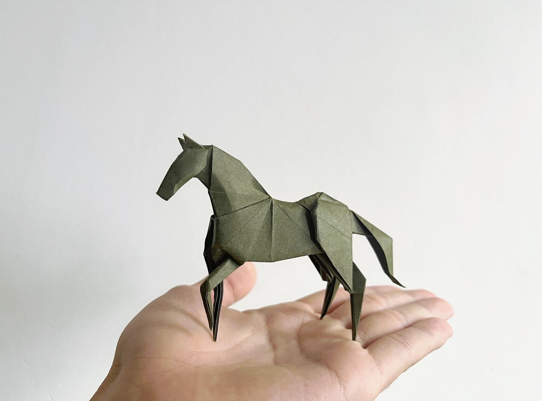 今日份折纸0496-马/horse 96 72设计: 小松英夫(hideo komatsu)