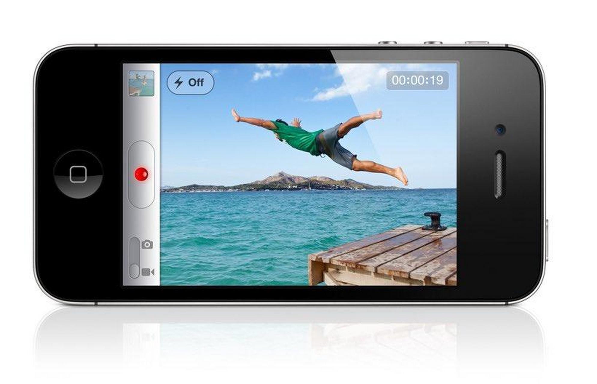 以前用iphone 4s的时候,就老喜欢这个拍照界面了,简洁明了.