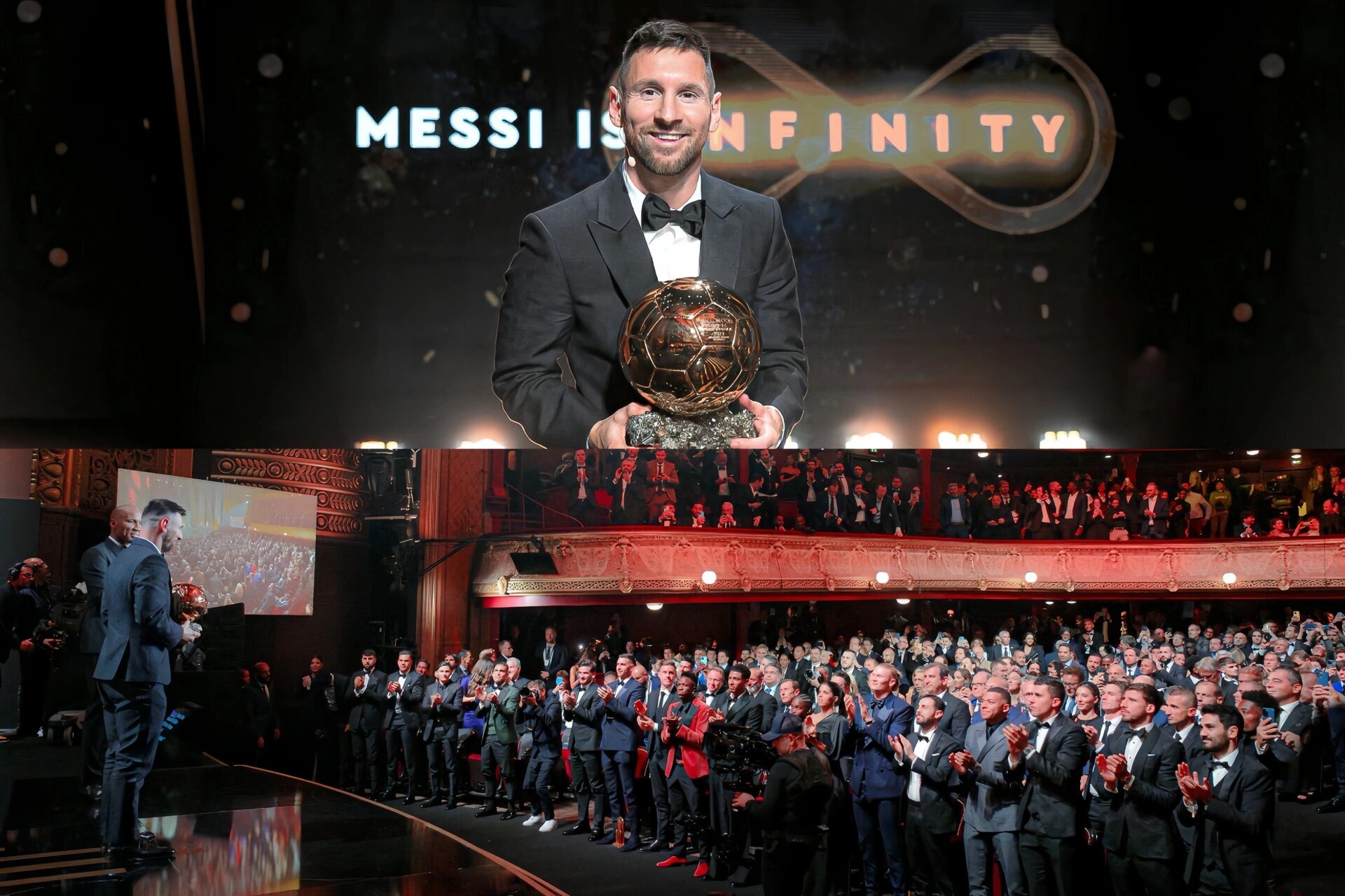 【众生膜拜】梅西第八次获得金球奖电脑壁纸 绝对传奇 goat7815