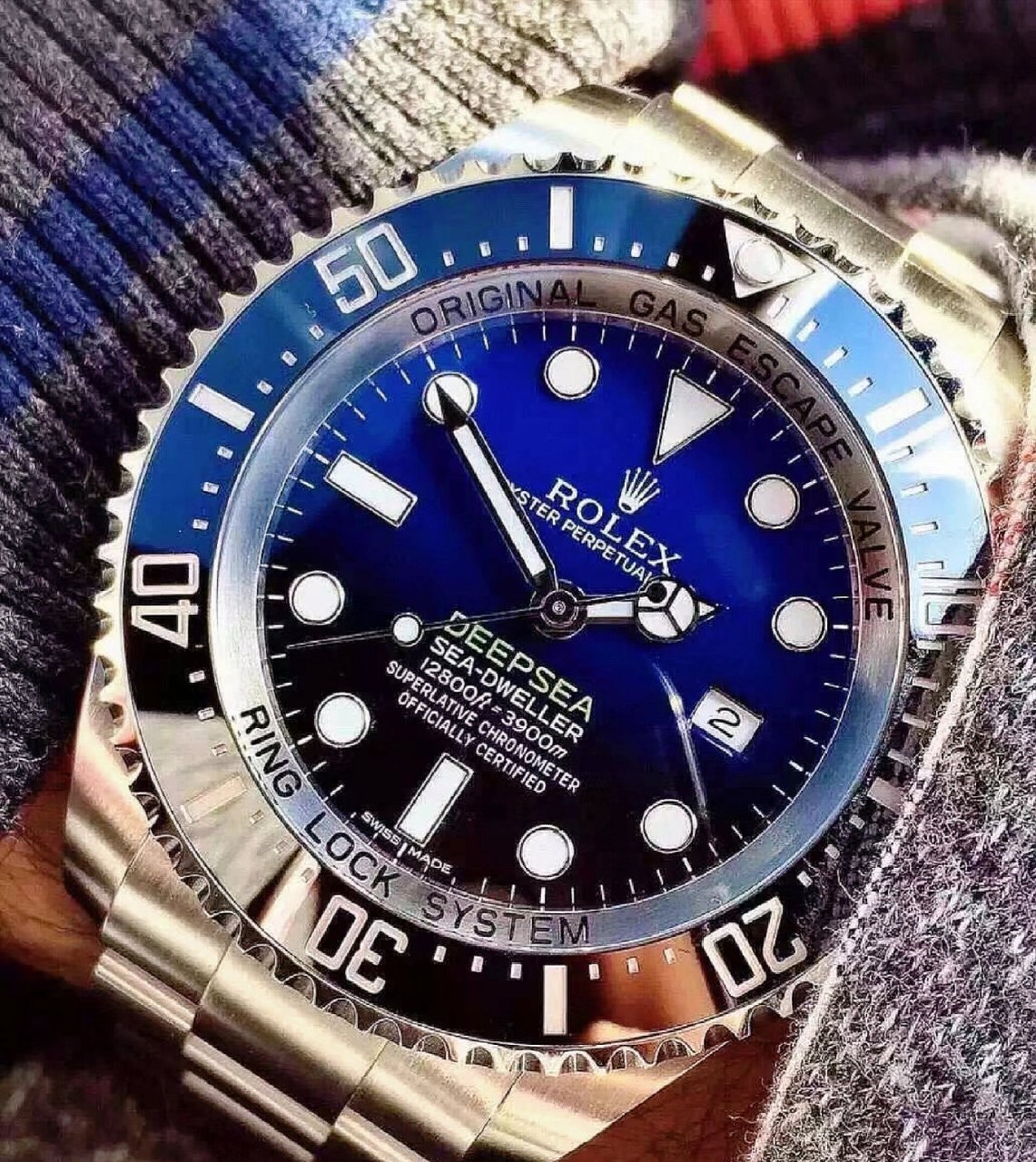 劳力士渐变蓝鬼王116660!