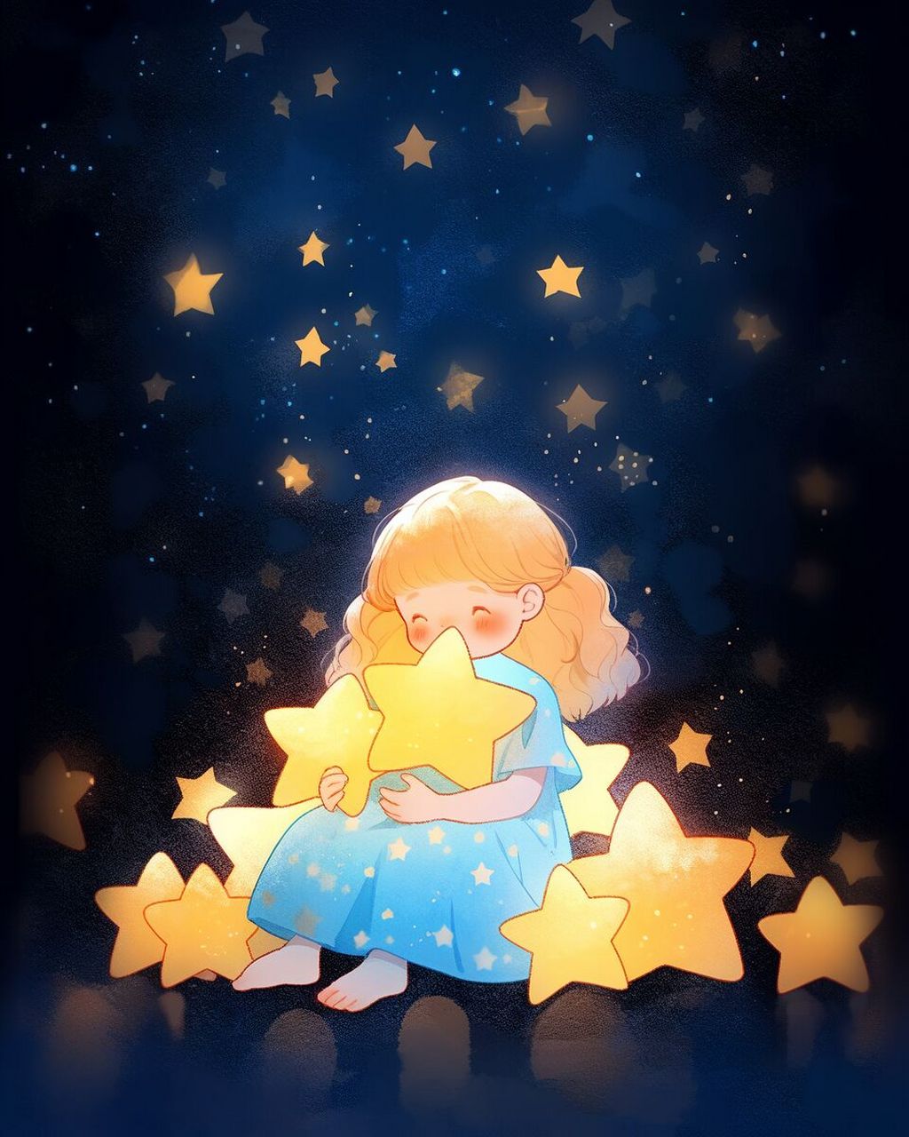 抱星星的女孩  喜欢哪一个呢?