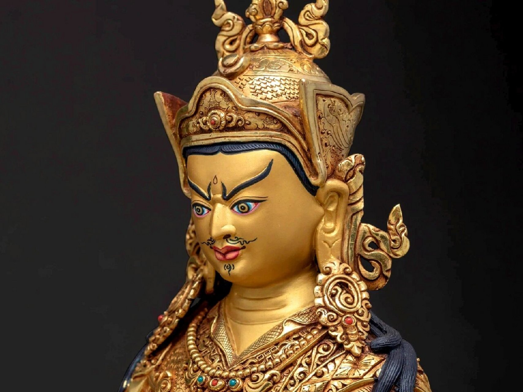 莲花生大士|藏传佛教的创始人以及传奇人物 莲花生大士是弥陀身,观音