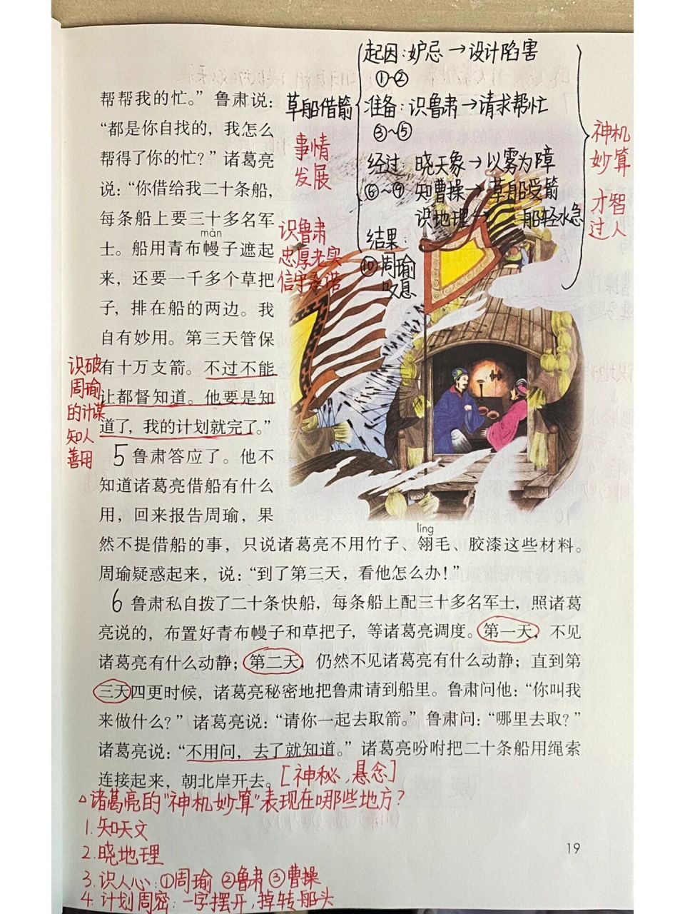 五年级下册——第5课《草船借箭》课堂笔记