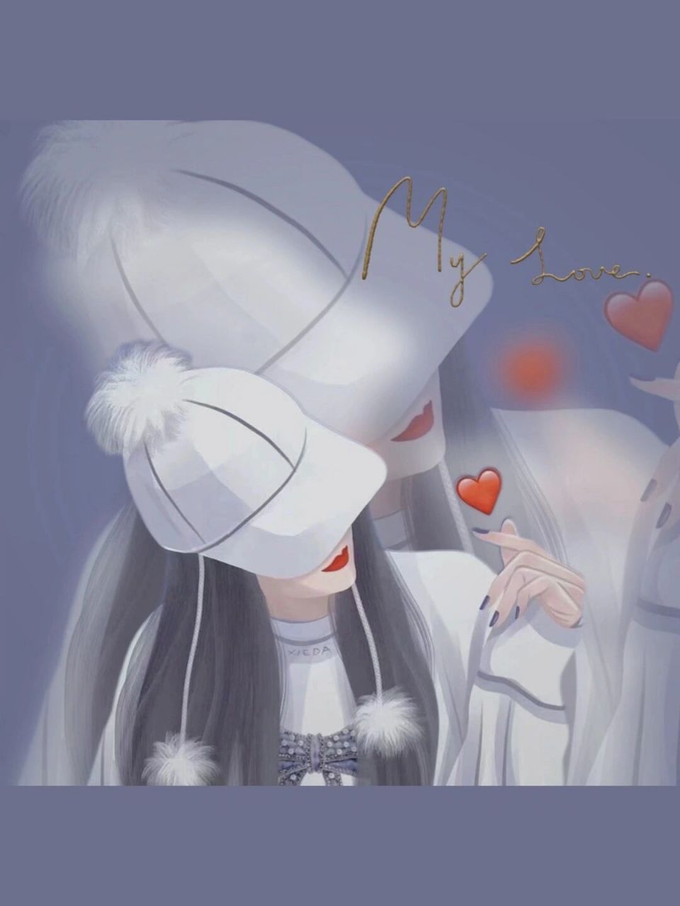 超甜比心情侣头像太甜了7315不能我自己知道 今日糖分有点超标