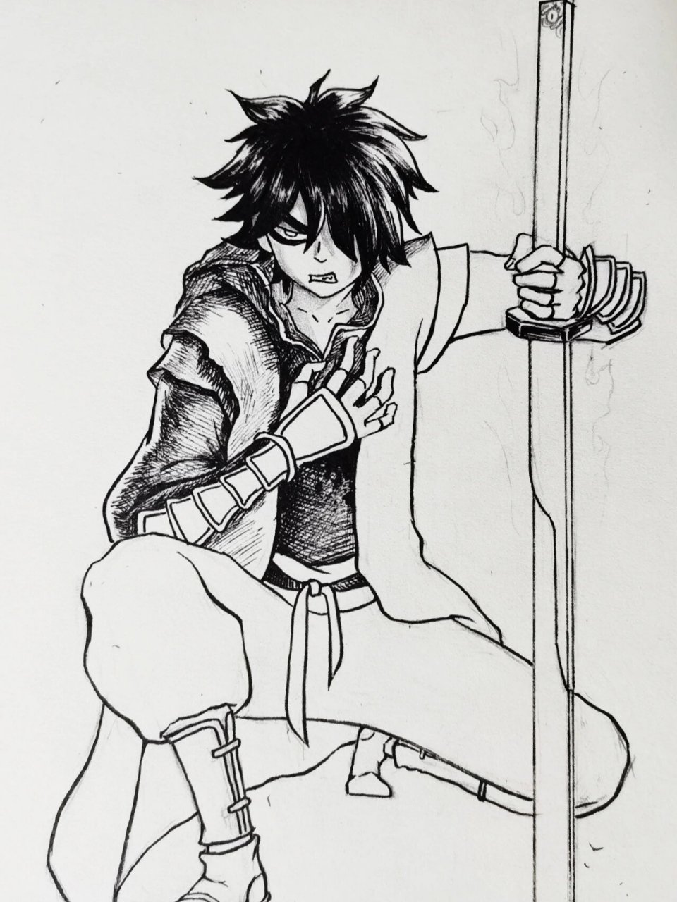 摸了个柒 他好帅啊～ 可算是画好了 	 今天是暗影刺客柒的专场!