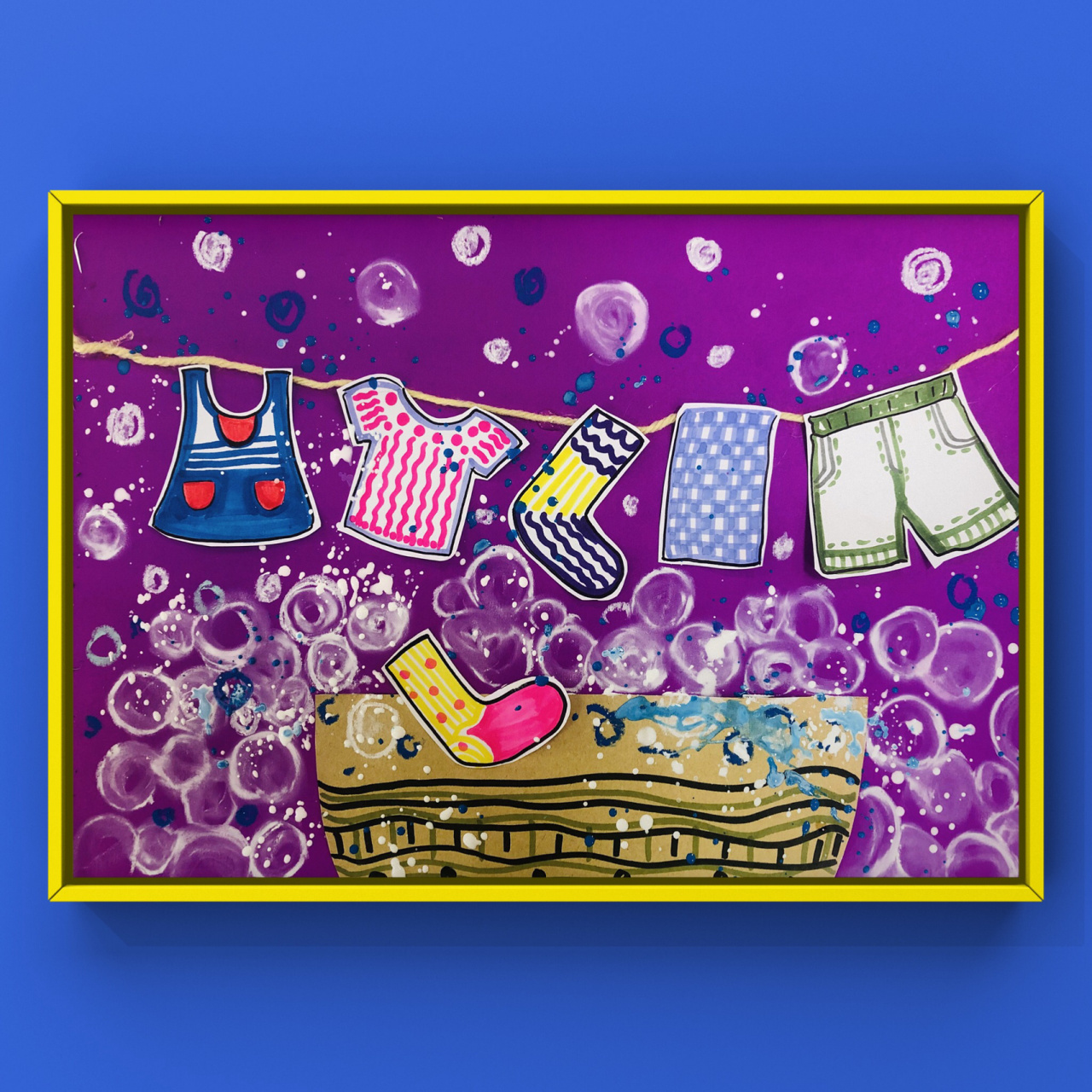 五一劳动节儿童创意画 5-6岁儿童创意美术五一劳动节主题,勤劳的小