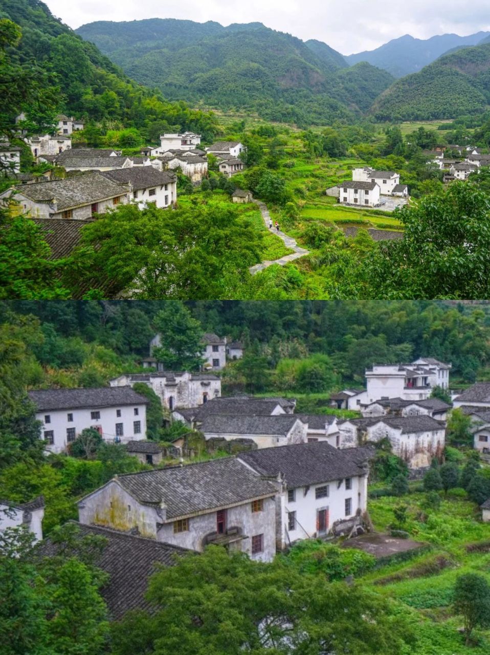 石台白石岭古村落图片