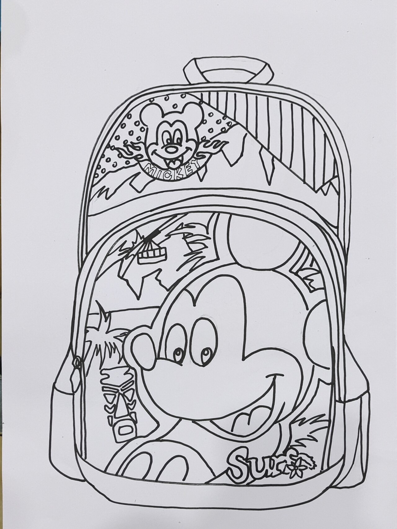 速写考级: 四级 书包