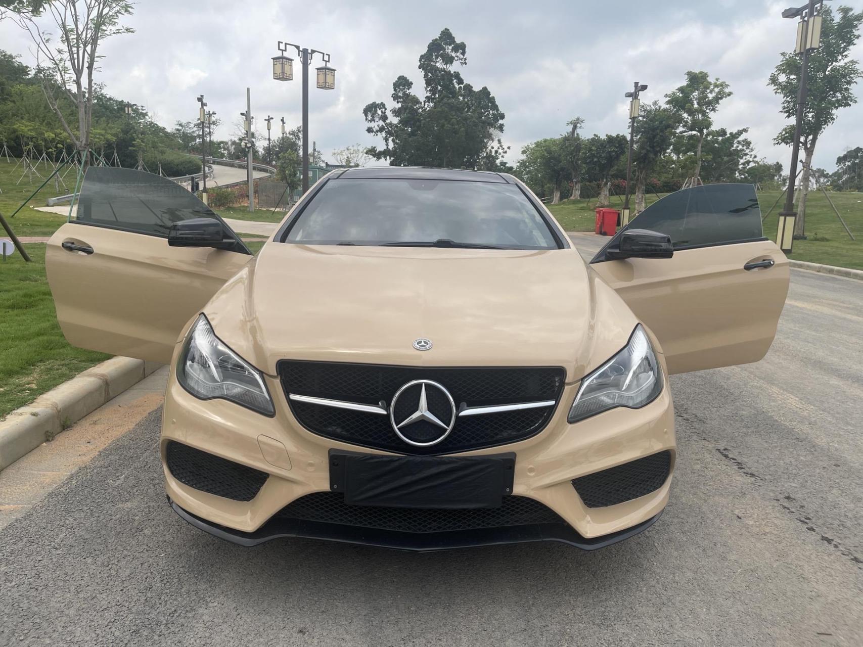 进口版14款年奔驰e200轿跑两门四座 2.0t排量.