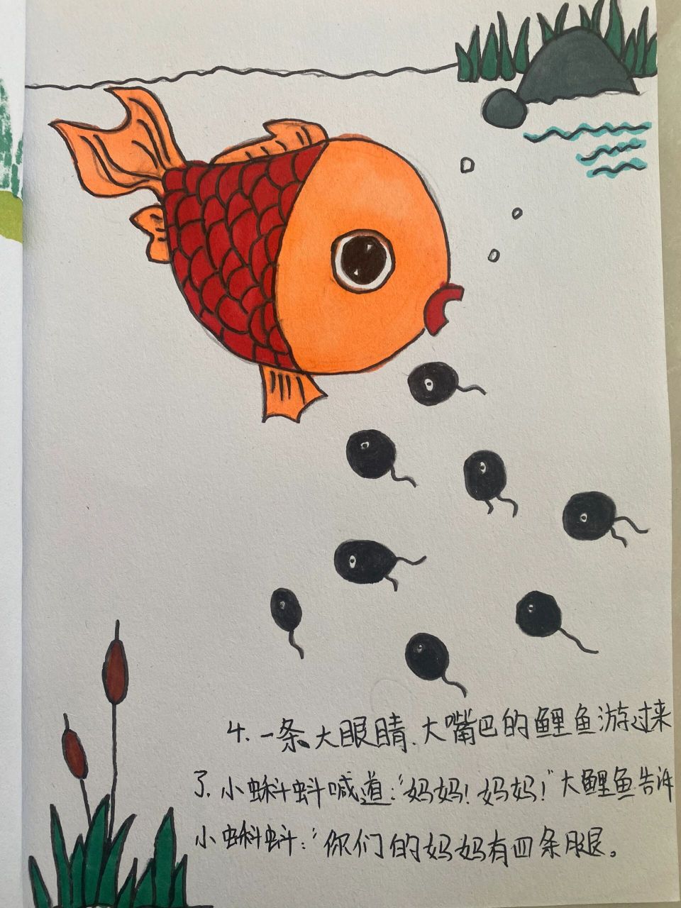 小蝌蚪找妈妈 小蝌蚪找妈妈自制绘本
