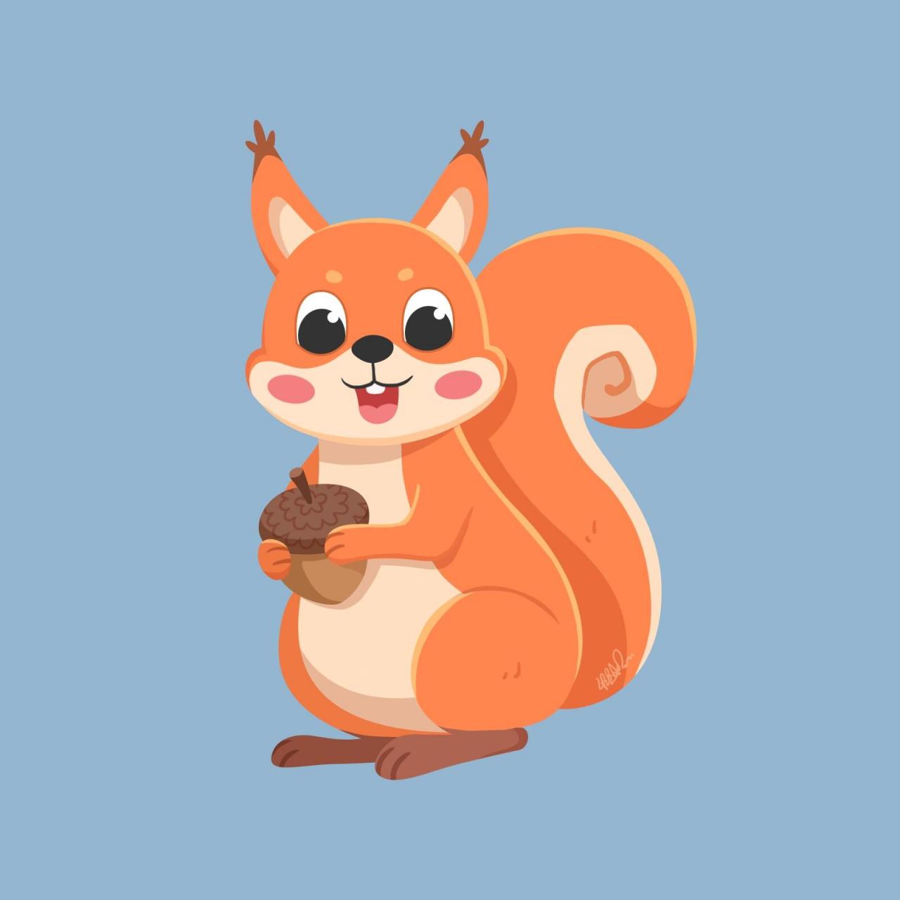 可爱动物—松鼠🐿️ 捡松子的可爱小松鼠,冬天来了,窝里肯定囤满