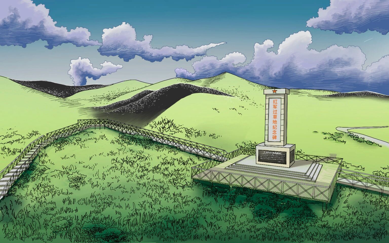 长征精神|插画3