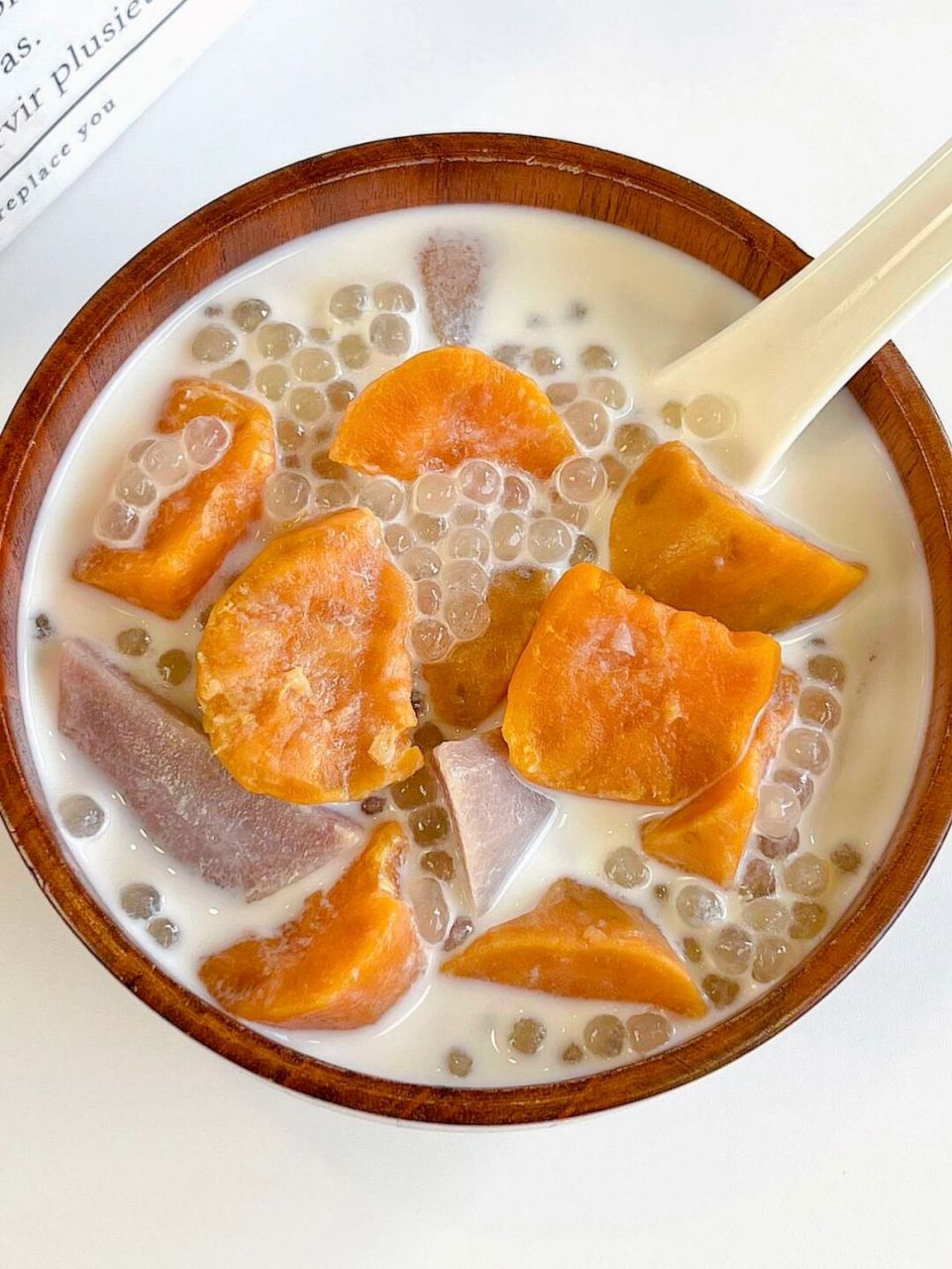 奶乎乎的广式糖水03 红薯香芋西米露,也太好吃了吧…… 做法简单