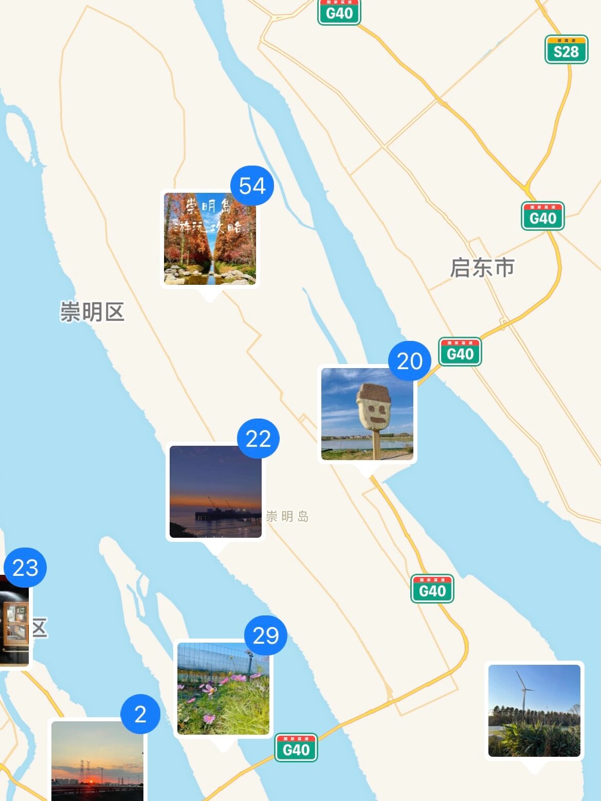 上海崇明岛地图高清图片