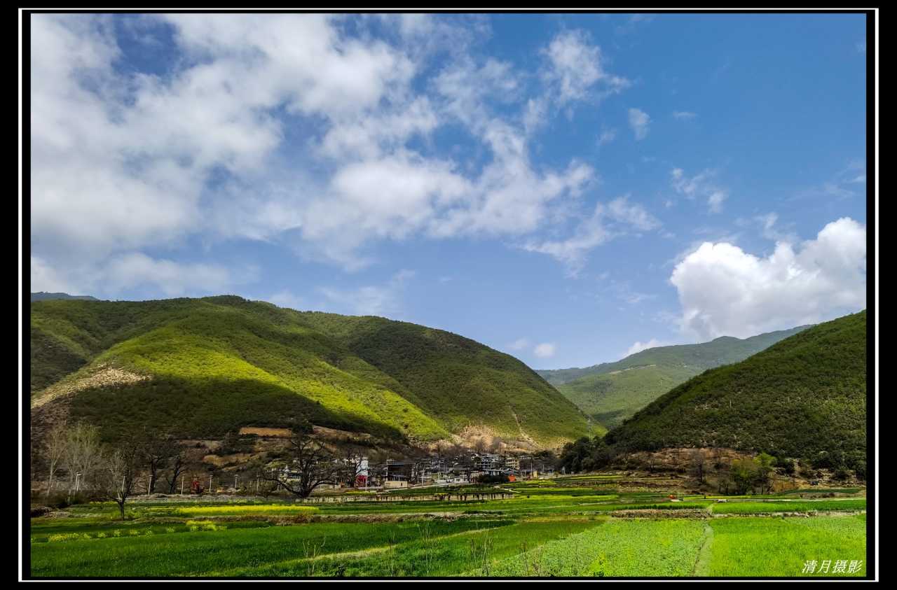 2022年的云南游维西县世界自然遗产三江并流的腹地