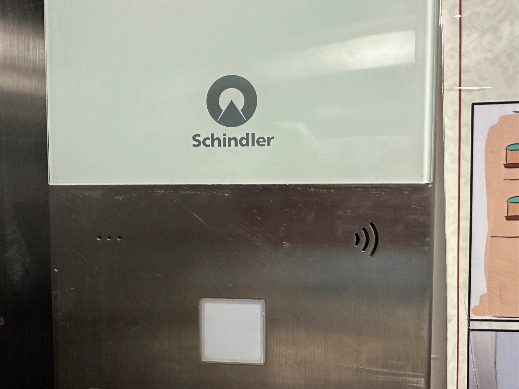 今天认识了电梯品牌 讯达schindler 施耐德schneider 是不是很容 今天
