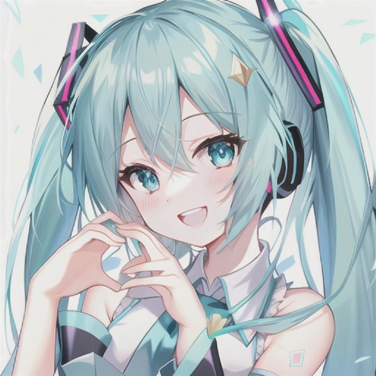 樱初音未来头像图片