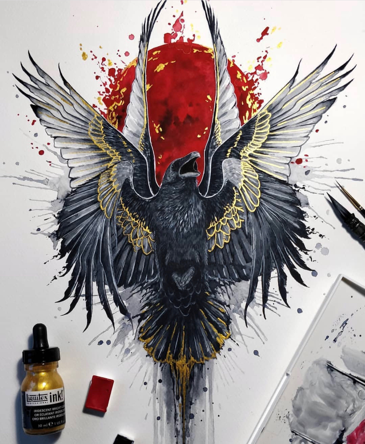 黑金纹身手稿(4选1)