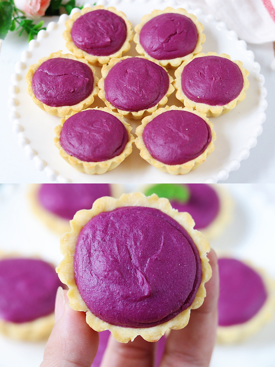 迄今为止吃过最好吃的流心紫薯挞,秒杀一切蛋挞!