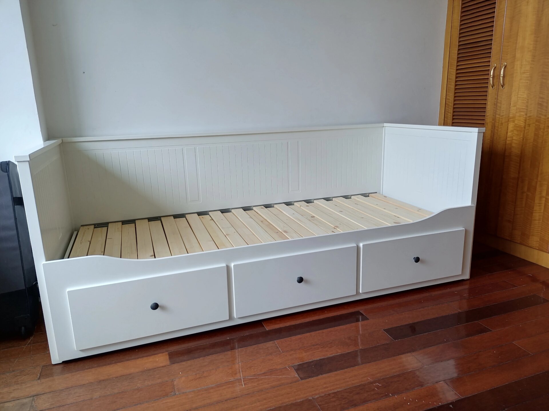 宜家汉尼斯沙发床安装分享