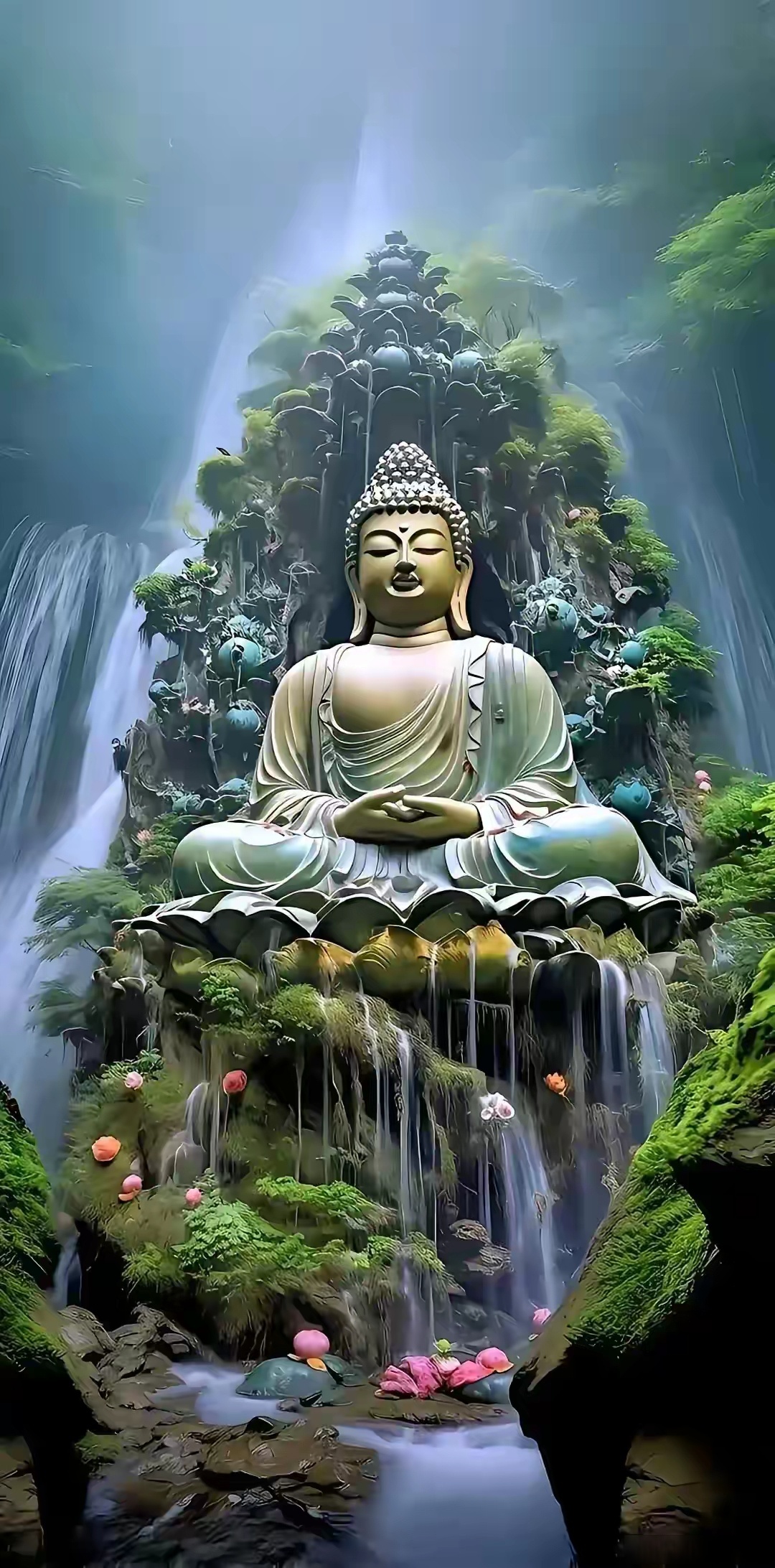 据佛经记载,一切众生本然心中皆具足大慈悲,大智慧,大威德,大神通力等