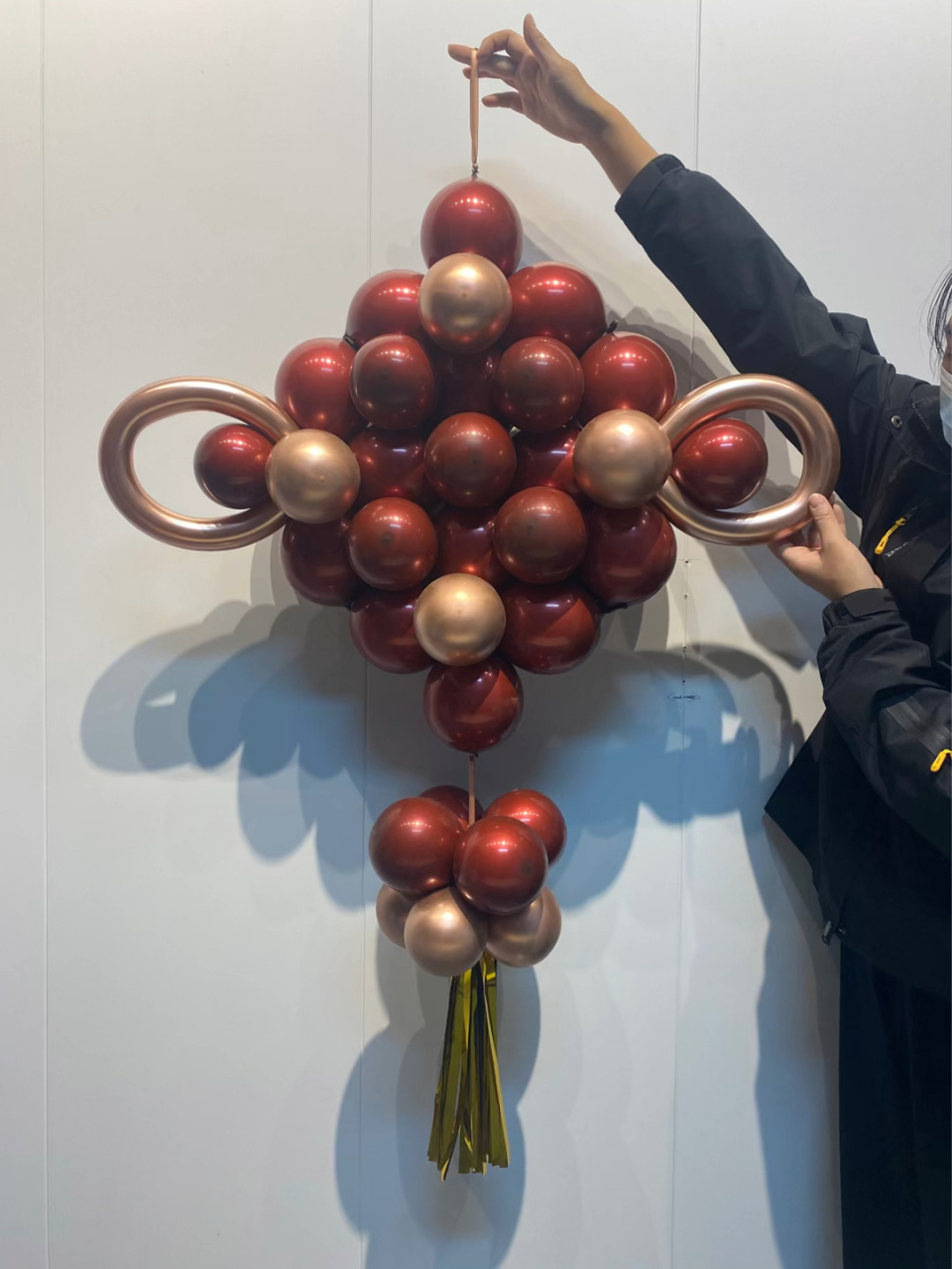 气球中国结教程来啦 气球培训/南京气球培训课程 下一期开课时间11月