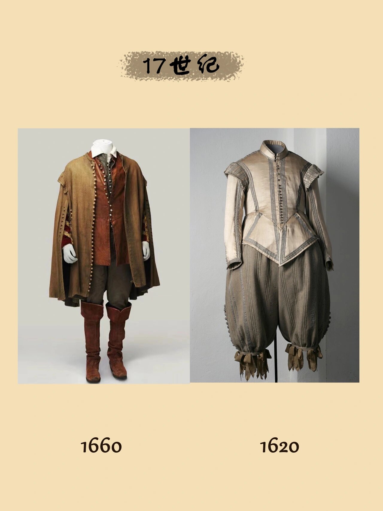 欧洲16世纪—18世纪男性服装|服装赏析
