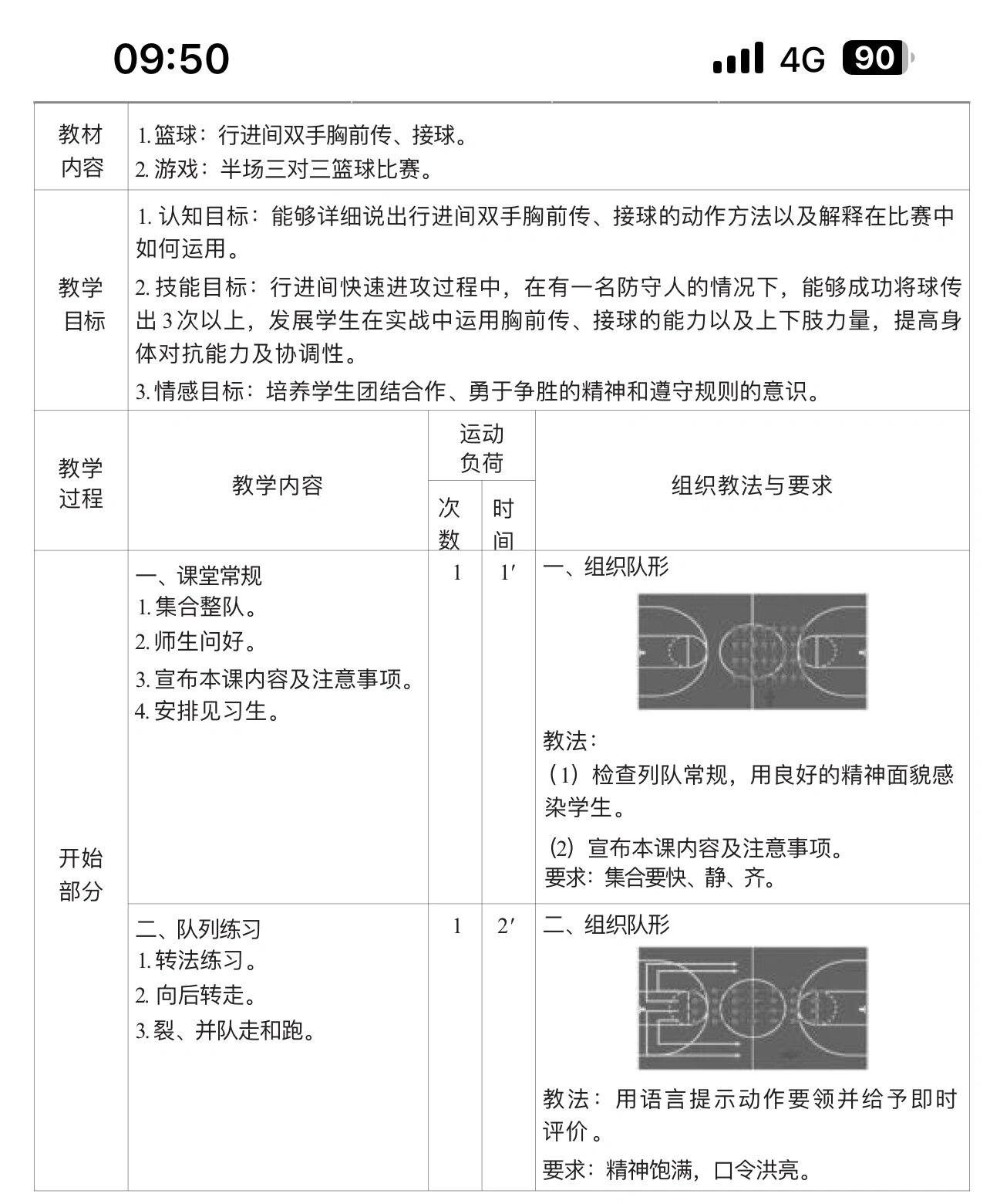 篮球双手胸前传接球
