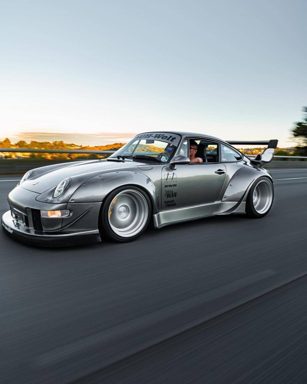 保时捷993 rwb改装案例.