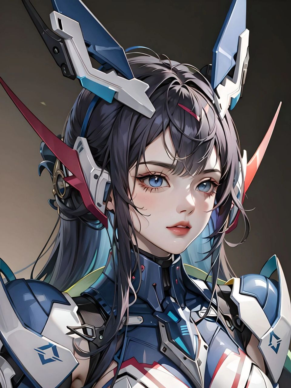 ai赛博朋克机甲少女| 模型越来越成熟了