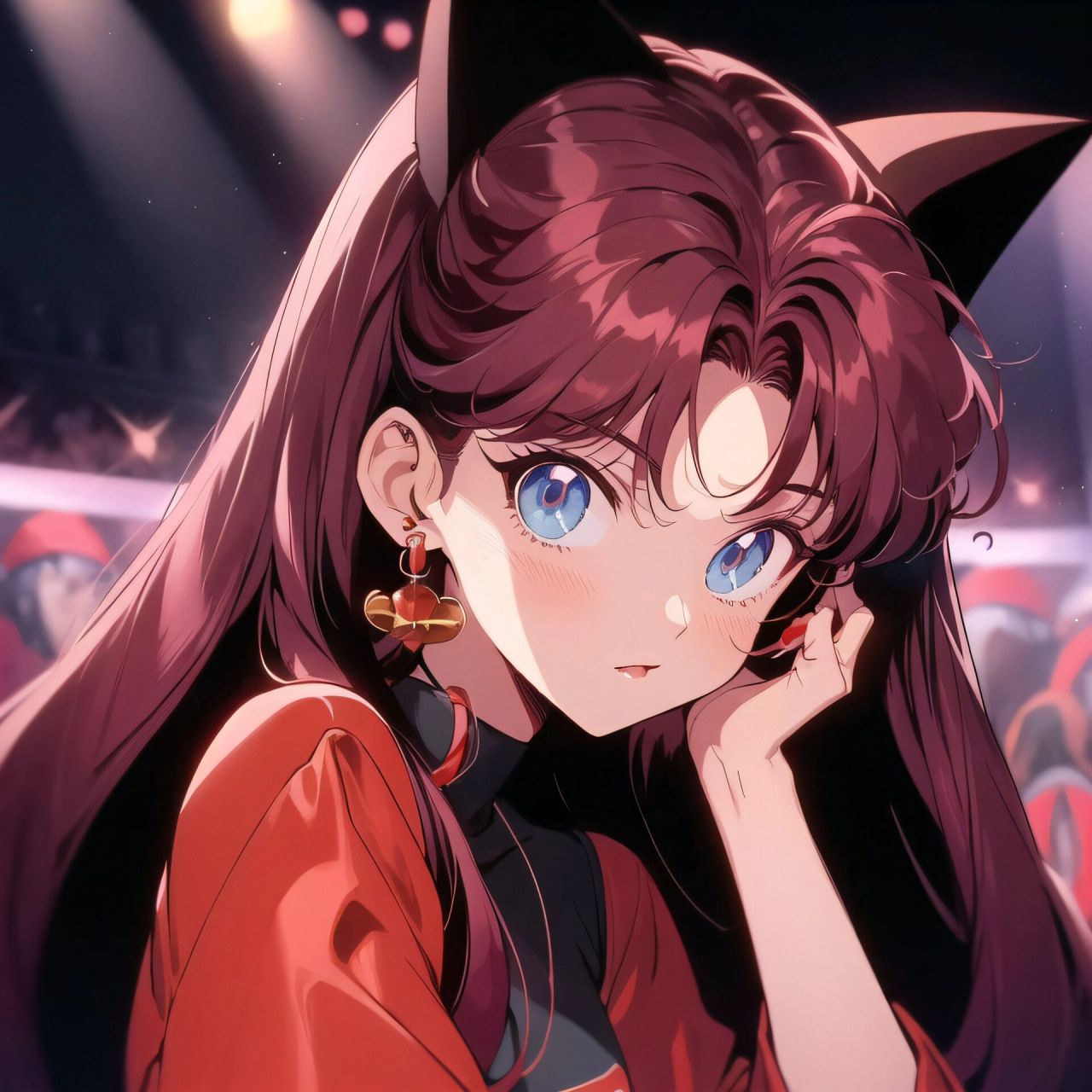 旧漫红色系女头
