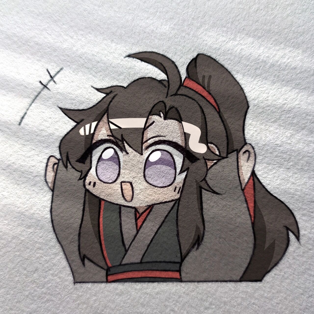 魔道祖师画画图片q版图片