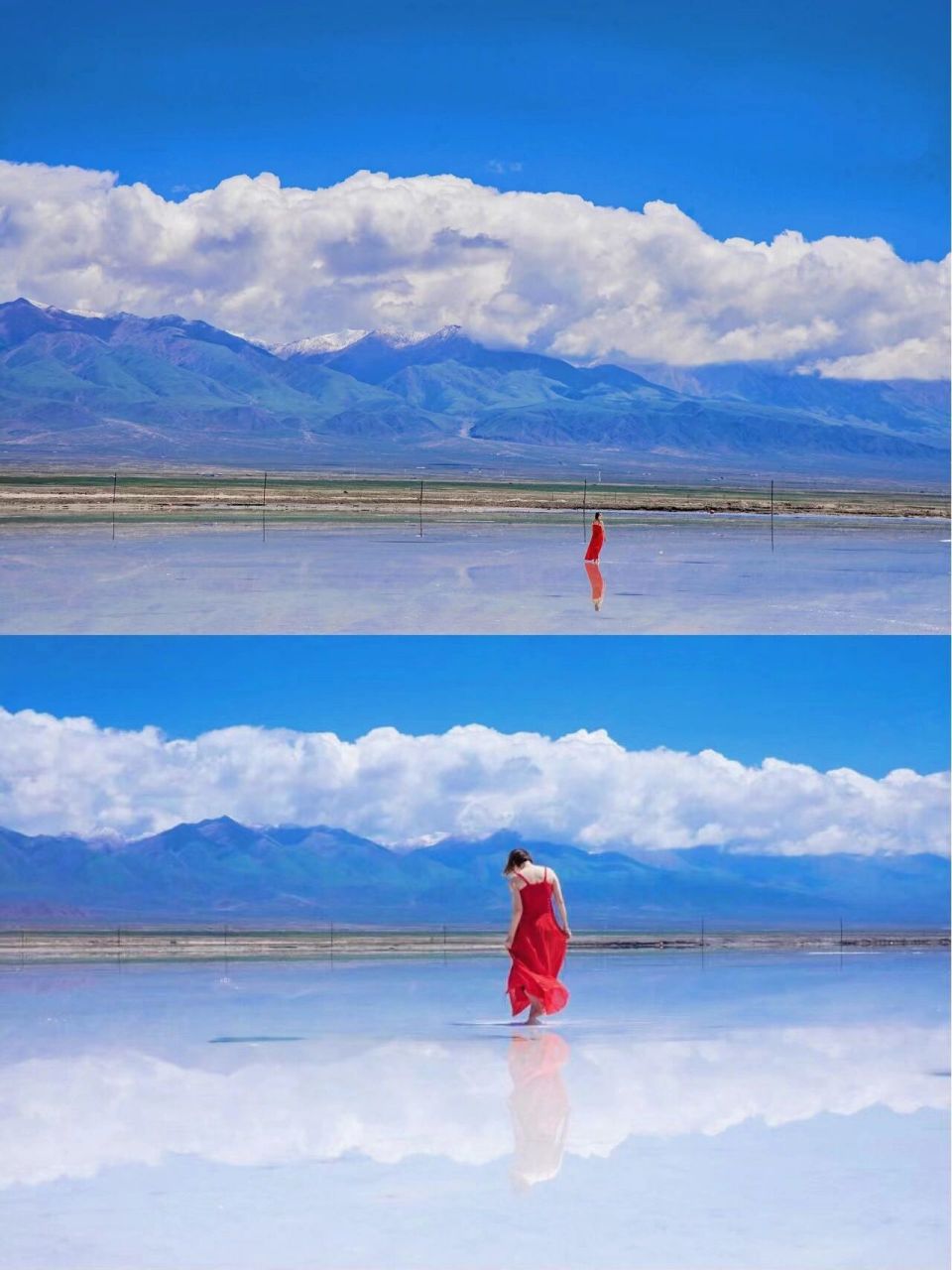 所以今天就和大家说说关于茶卡盐湖拍照的一些小心得～绝对出片!
