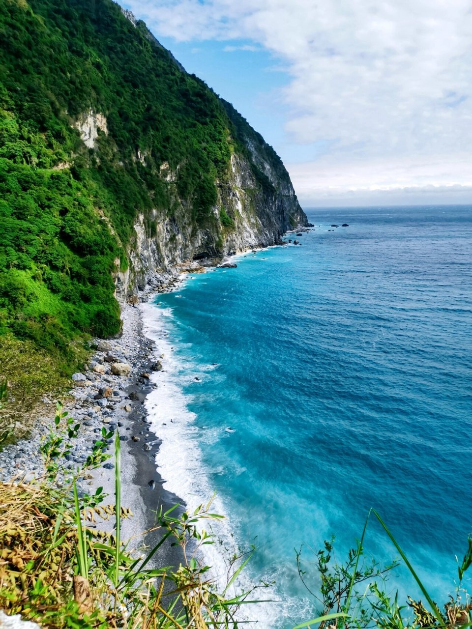 思窝森图腾清水断崖世界第二大断崖台湾十景 清水断崖,清水山临太平洋