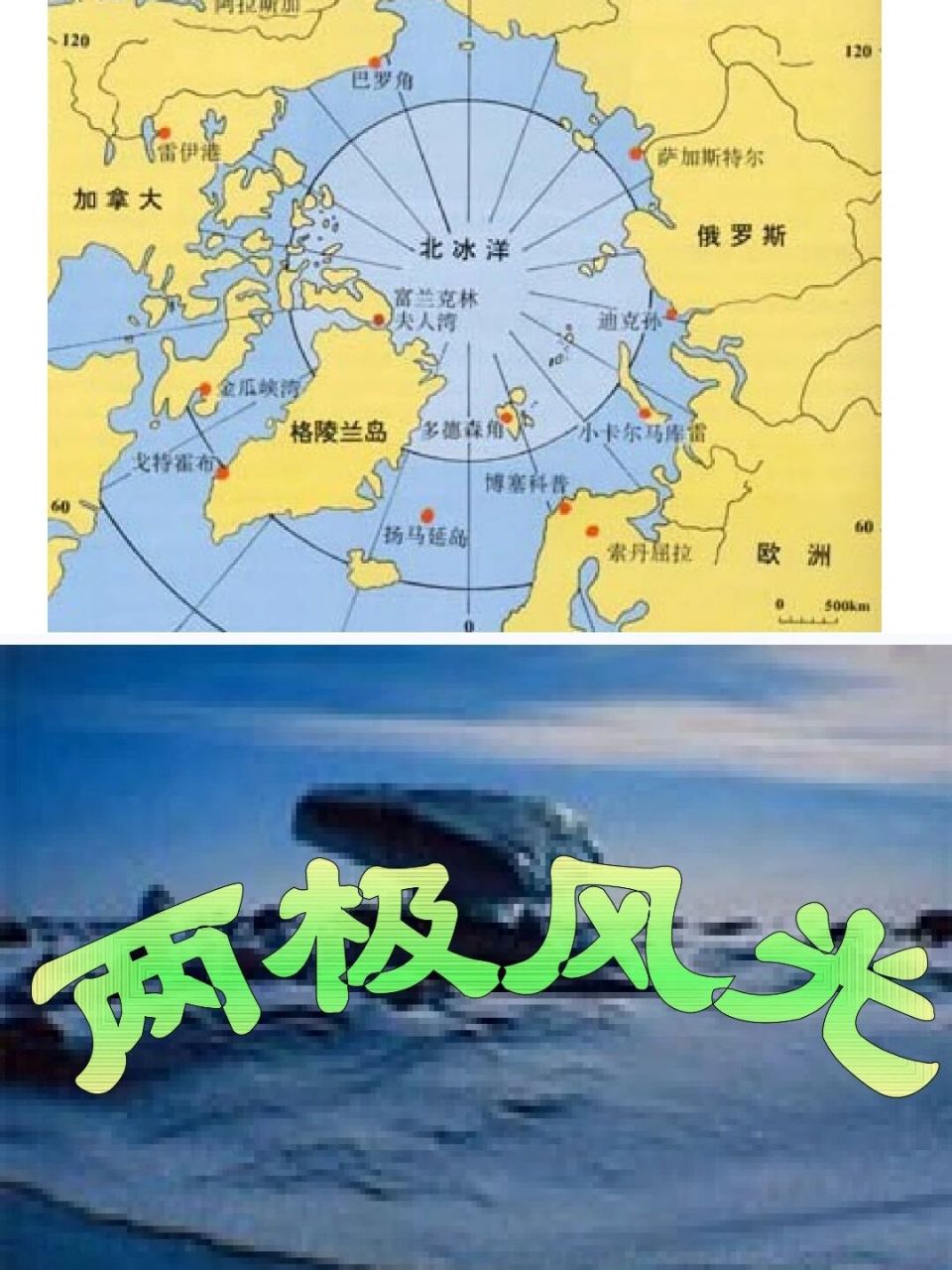 大班科学:南极和北极 03活动目标: 1,知道南极北极是地球上最豪冷