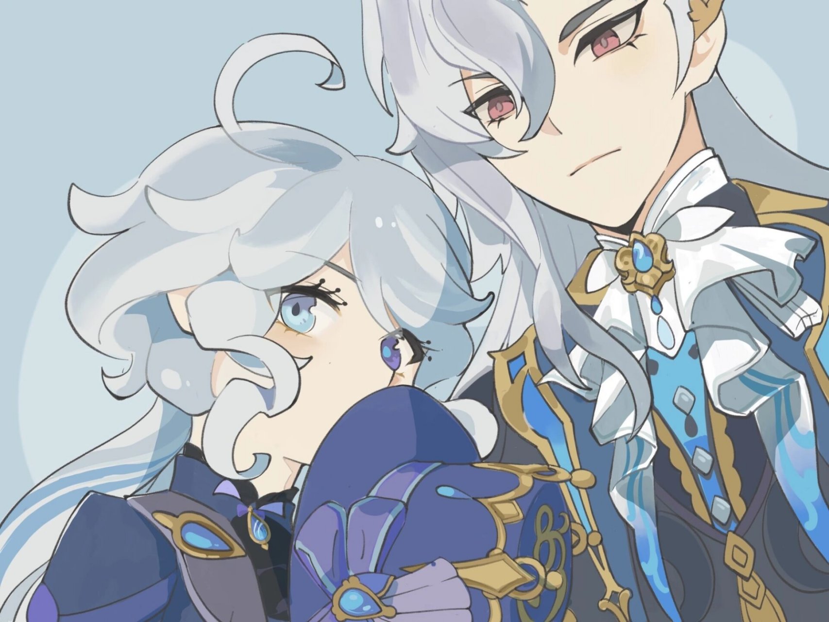 那维莱特审判官×他那不省心的芙宁娜大人 头像自取~好磕爱磕,自我