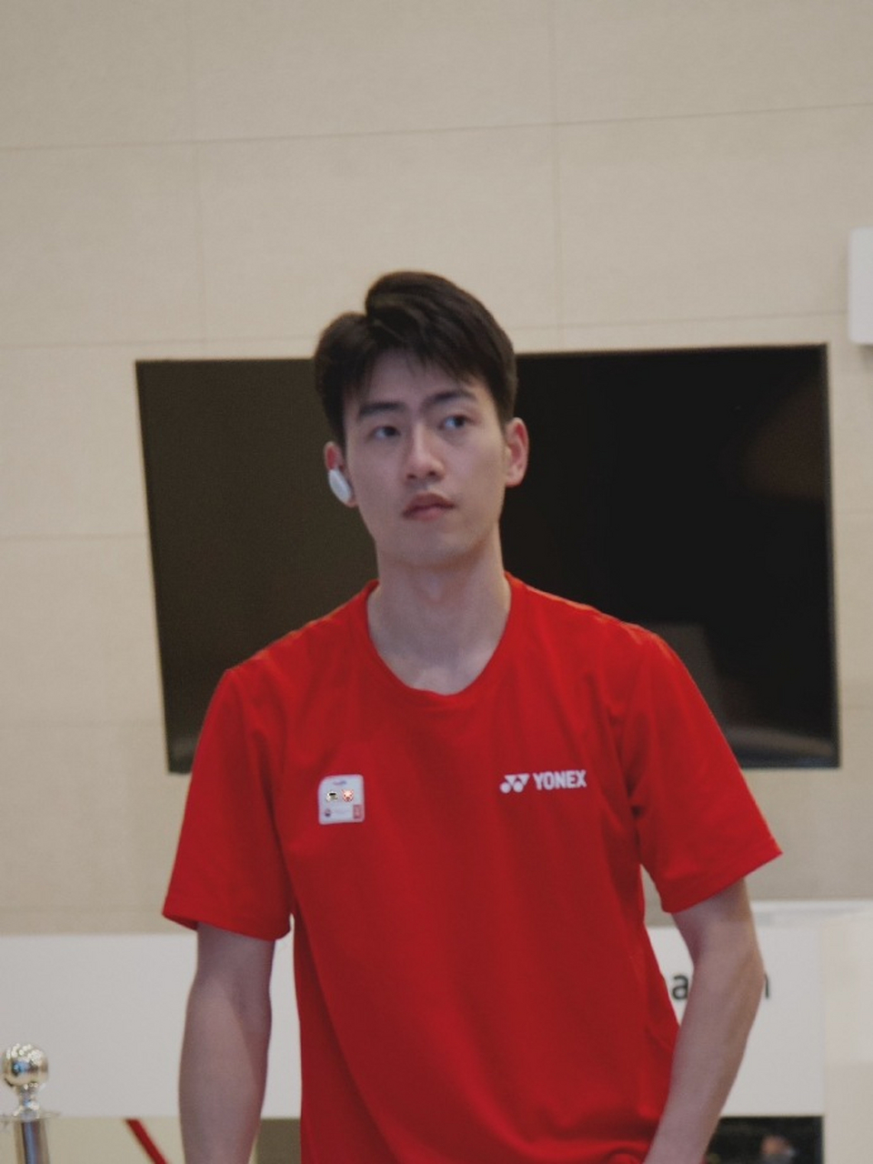 羽毛球# 帅呀,接下来的比赛加油!#王昶