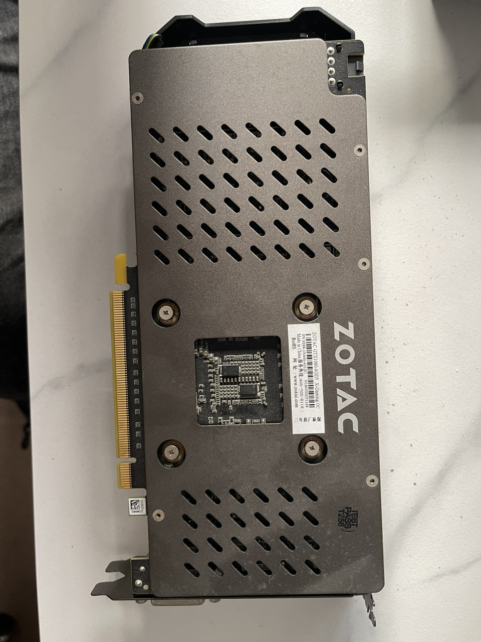 索泰gtx1060 6g  x-gming 索泰gtx1060 6g  x-gming 原装拆机卡  自用