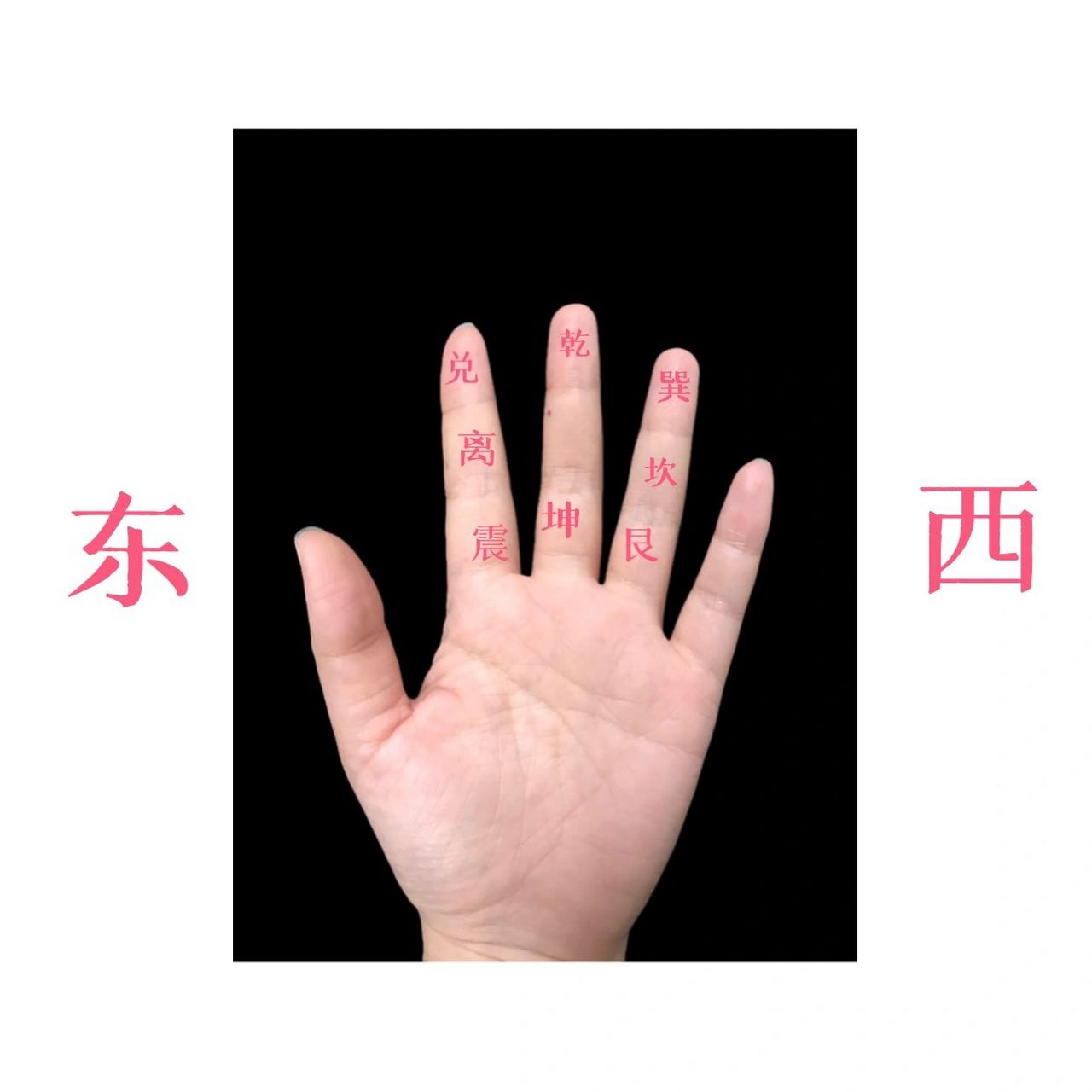 传说中的掐指一算09 手盘,俗称掌中乾坤.