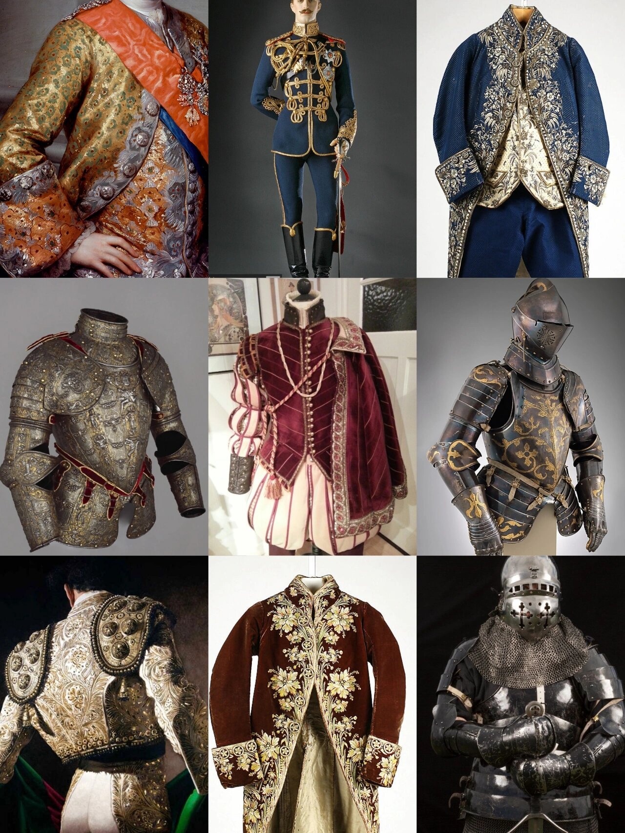 欧洲古典服饰鉴赏男士服装