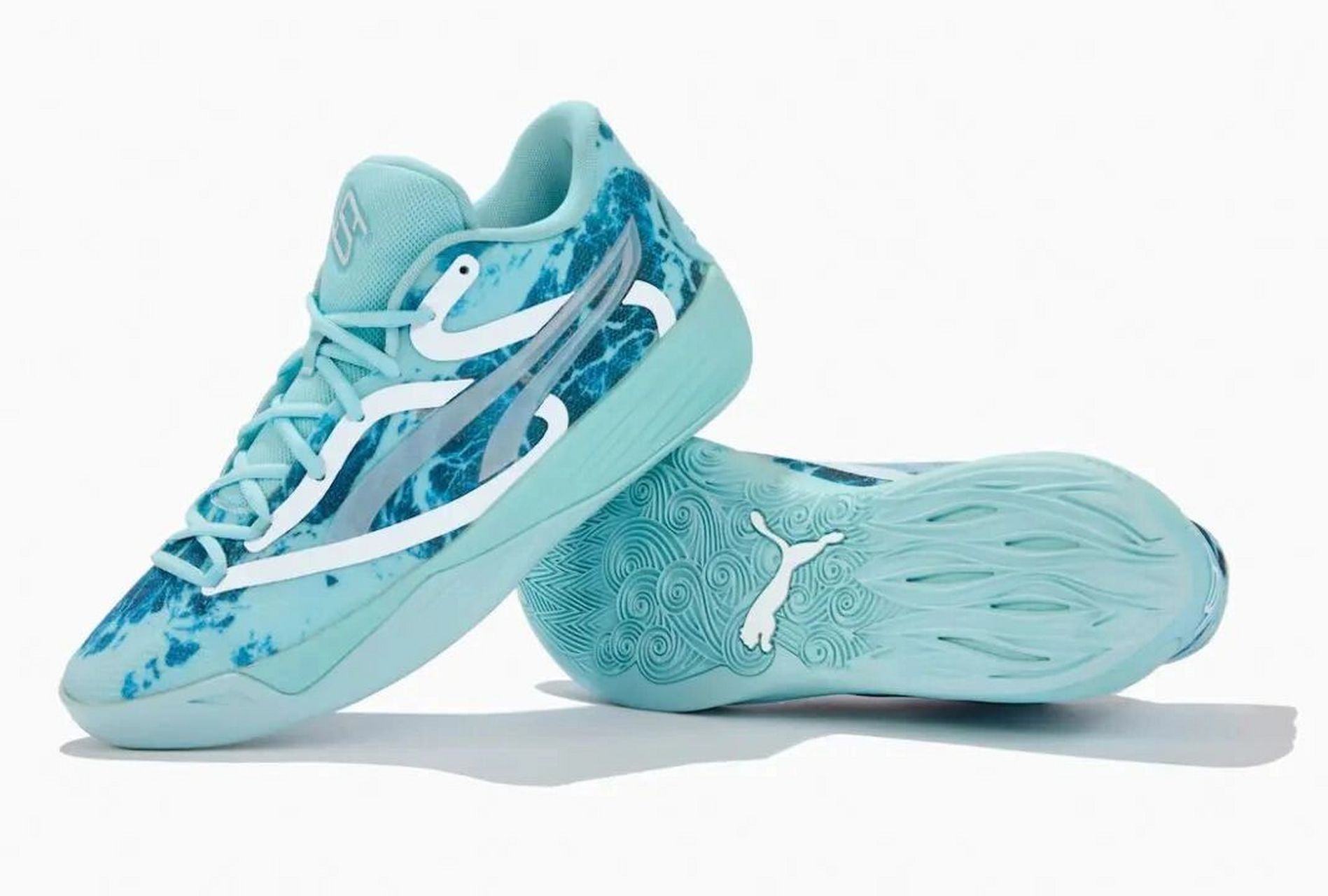 puma stewie 2 "water" 帅是真的帅 puma的篮球鞋都感觉一个模子 光顾
