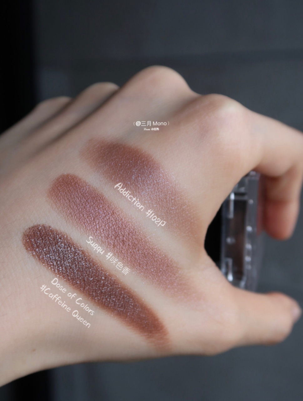 对比一下三块蓝紫调的闪片单色—— 	 -addiction #102p dizzy spell