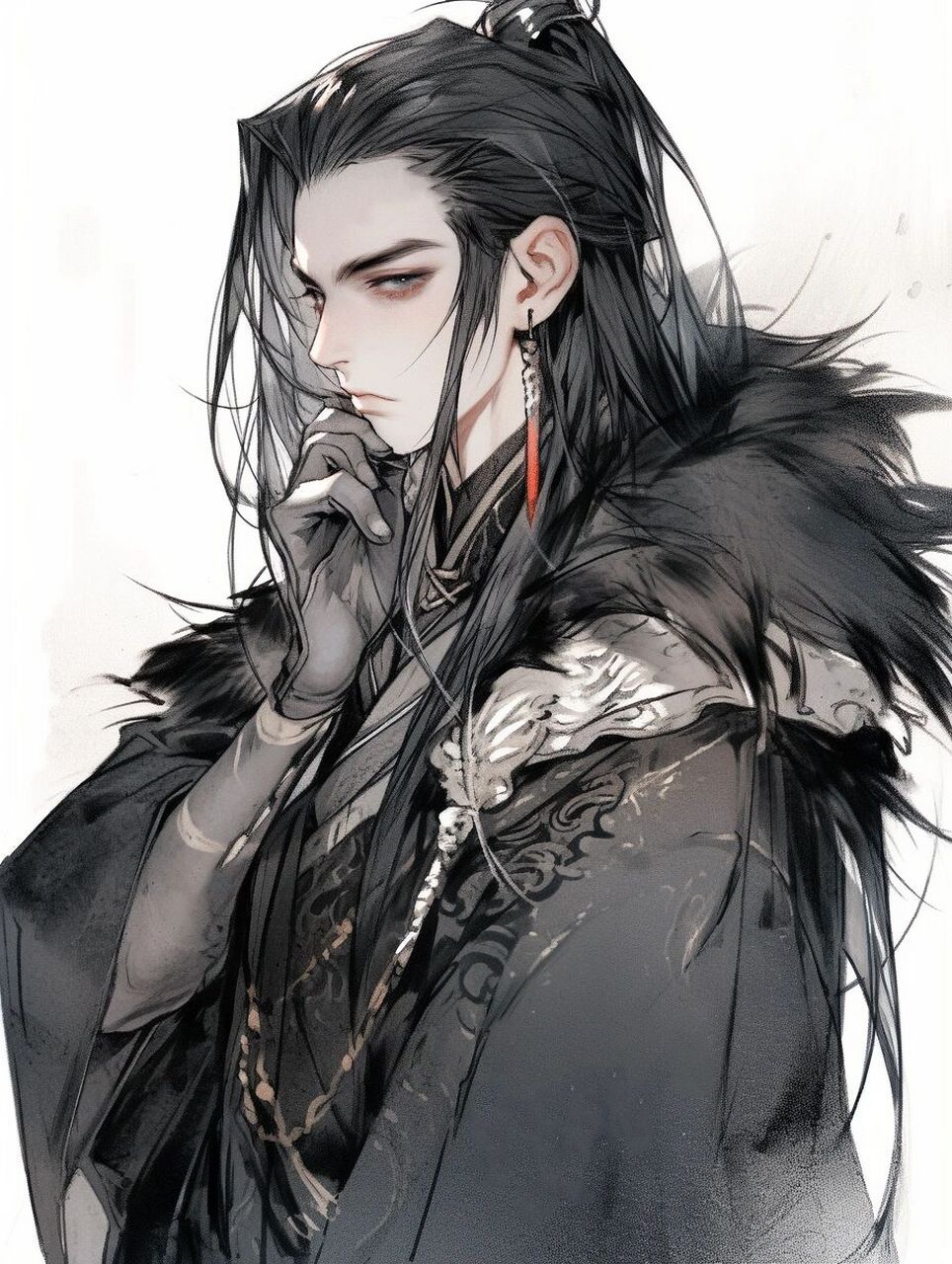 古风帅哥头像狼主92