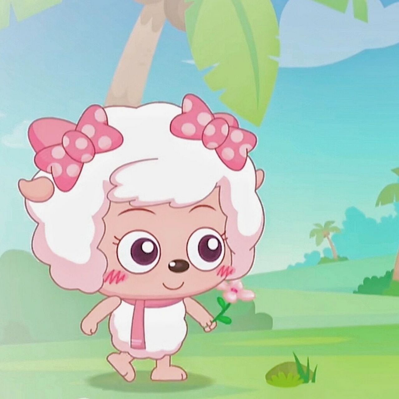 美羊羊的小时候       小时候的美羊羊真的有被可爱到超适合做头像