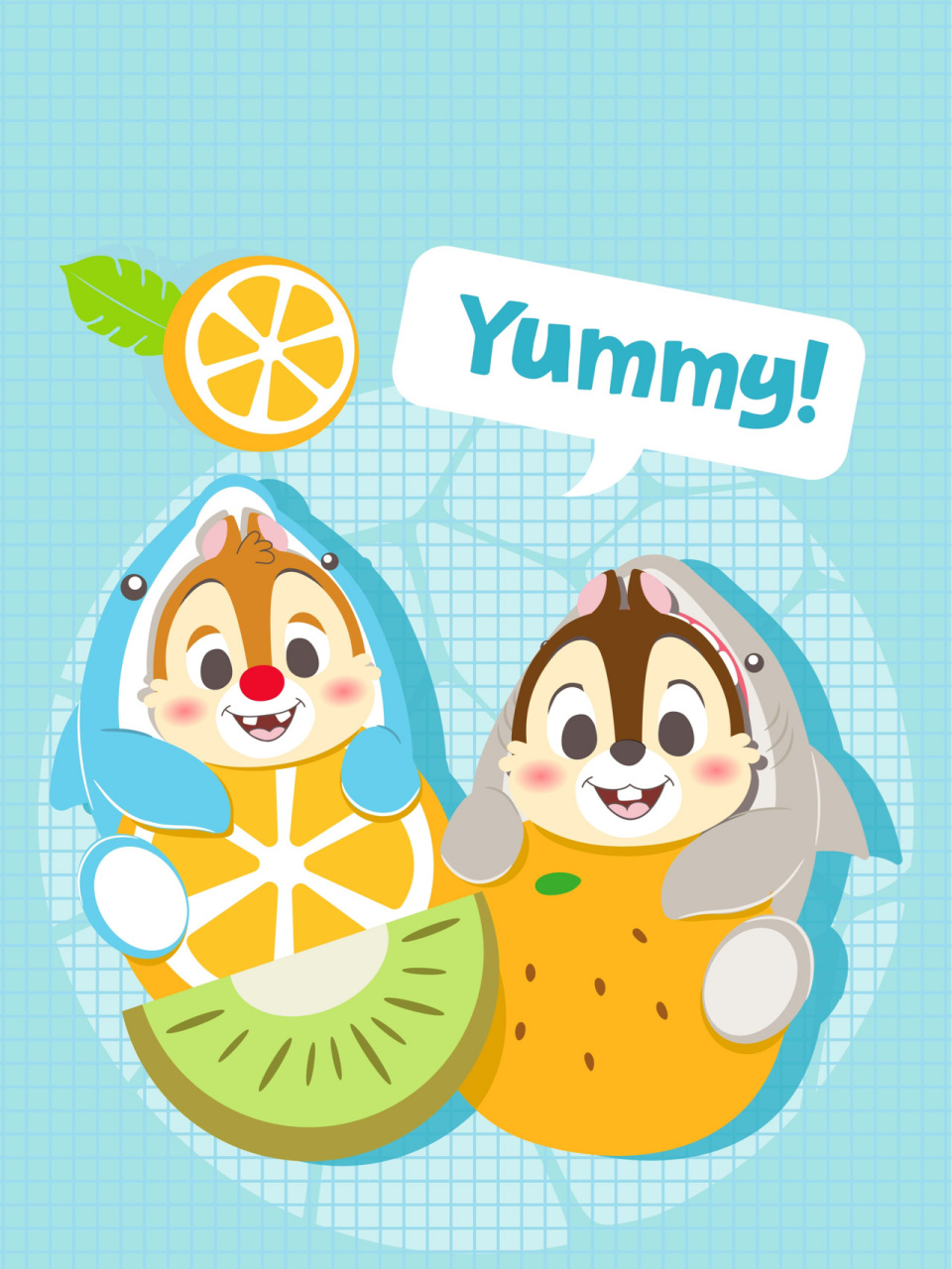 迪士尼壁纸 七宝 奇奇蒂蒂 米老板 鸭鸭夫妇 新壁纸好夏天啊 好好看