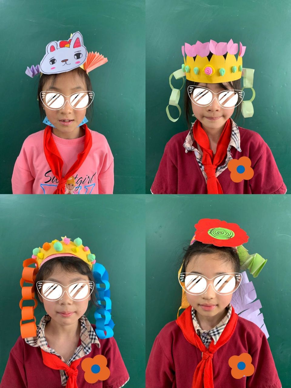 二年级·下册《头饰设计》学生作品 96二下最好玩的一节课没人反对