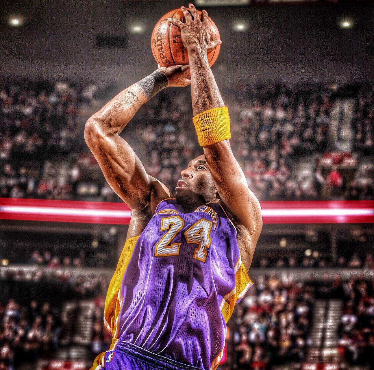 一组科比穿紫金球衣高清特效图!一切都还恍如昨日!9099