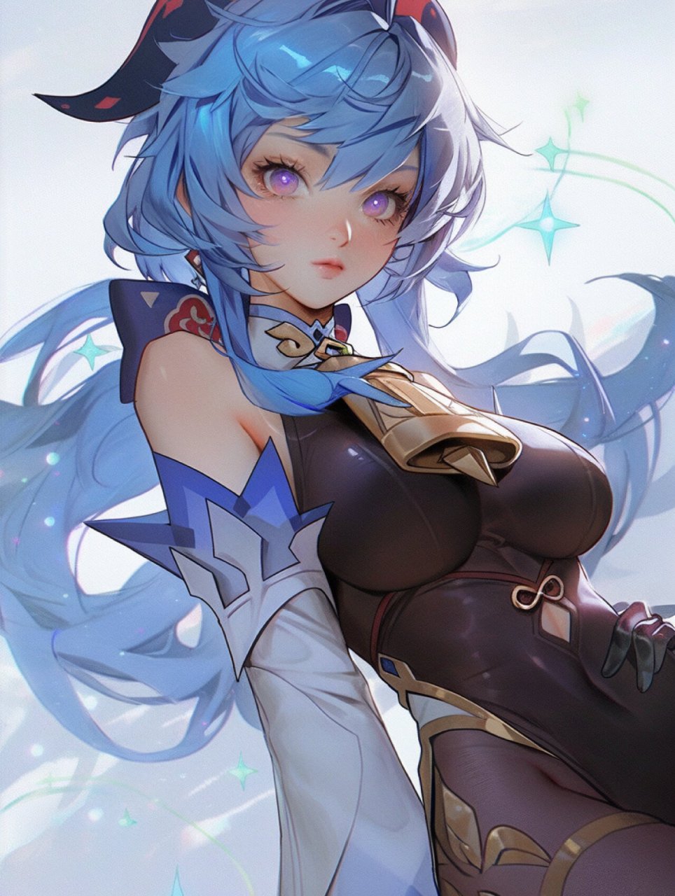 9715我喜欢的原神角色|椰羊甘雨0591 92前面的一些尝试有些